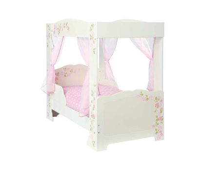 Rose Four Poster Kids Toddler Bed by HelloHome