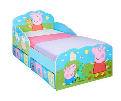 HelloHome Peppa Pig Toddler Bed with Underbed Storage