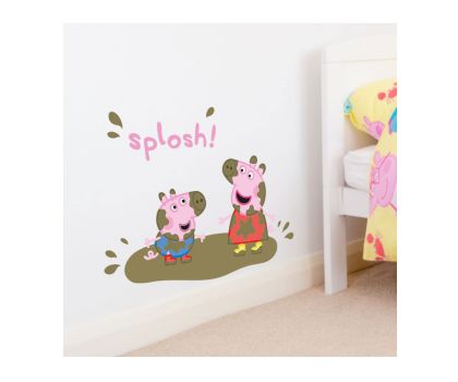 Peppa Pig Room decor splosh wall stickers